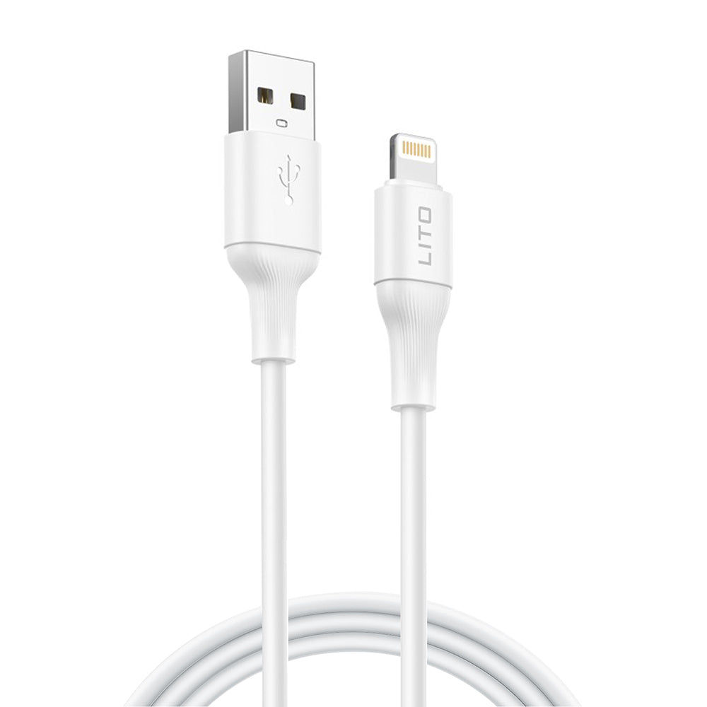 Kabel za podatke i punjenje USB-A - Lightning Lito LD06L, 18W, 1m, Bijeli
