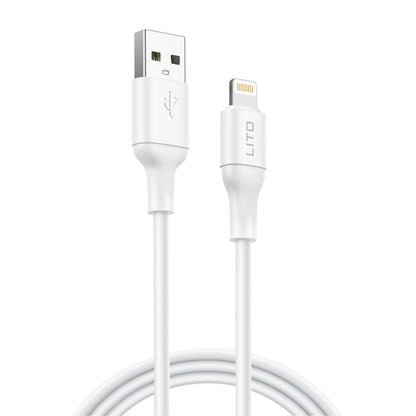 Kabel za podatke i punjenje USB-A - Lightning Lito LD06L, 18W, 1m, Bijeli
