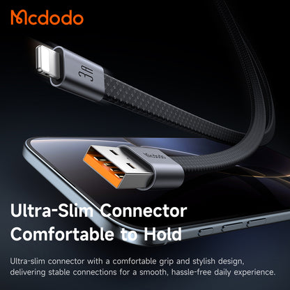 USB-A kabel za prijenos podataka i punjenje - Lightning McDodo CA-1160, 18W, 1m, Crna