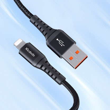 Kabel za podatke i punjenje USB-A - Lightning McDodo CA-2261, 18W, 1m, Crni