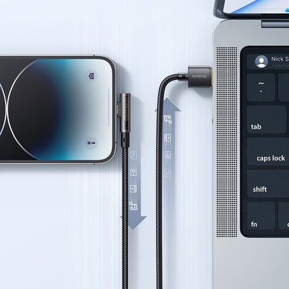 Kabel za podatke i punjenje USB-A - Lightning McDodo CA-3510 Angled, 18W, 1.2m, Crni