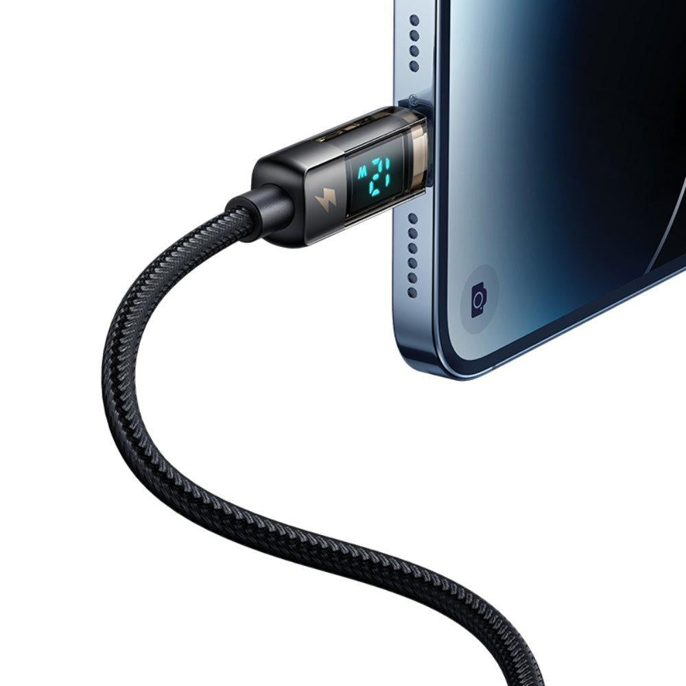 Kabel za podatke i punjenje USB-A - Lightning McDodo CA-3620 Display Auto Power Off, 18W, 1.2m, Crni