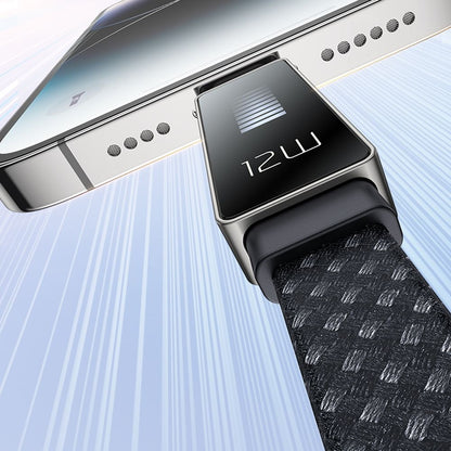 Kabel za podatke i punjenje USB-A - Lightning McDodo CA-4970 Rythm Display, 18W, 1.2m, Crni