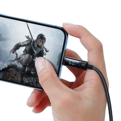 Kabel za podatke i punjenje USB-A - Lightning McDodo CA-5000 Bat Display, 18W, 1.2m, Crni