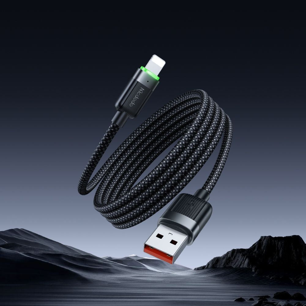 Kabel za podatke i punjenje USB-A - Lightning McDodo CA-6000 Self Winding, 18W, 1.2m, Crni