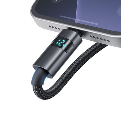 Kabel za podatke i punjenje USB-A - Lightning McDodo CA-6490 Display, 18W, 1.2m, Crni