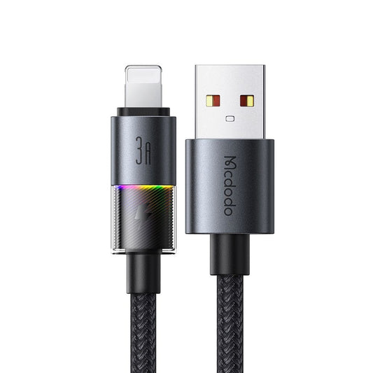 Kabel za podatke i punjenje USB-A - Lightning McDodo CA-8170 Colorful, 18W, 1.2m, Crni