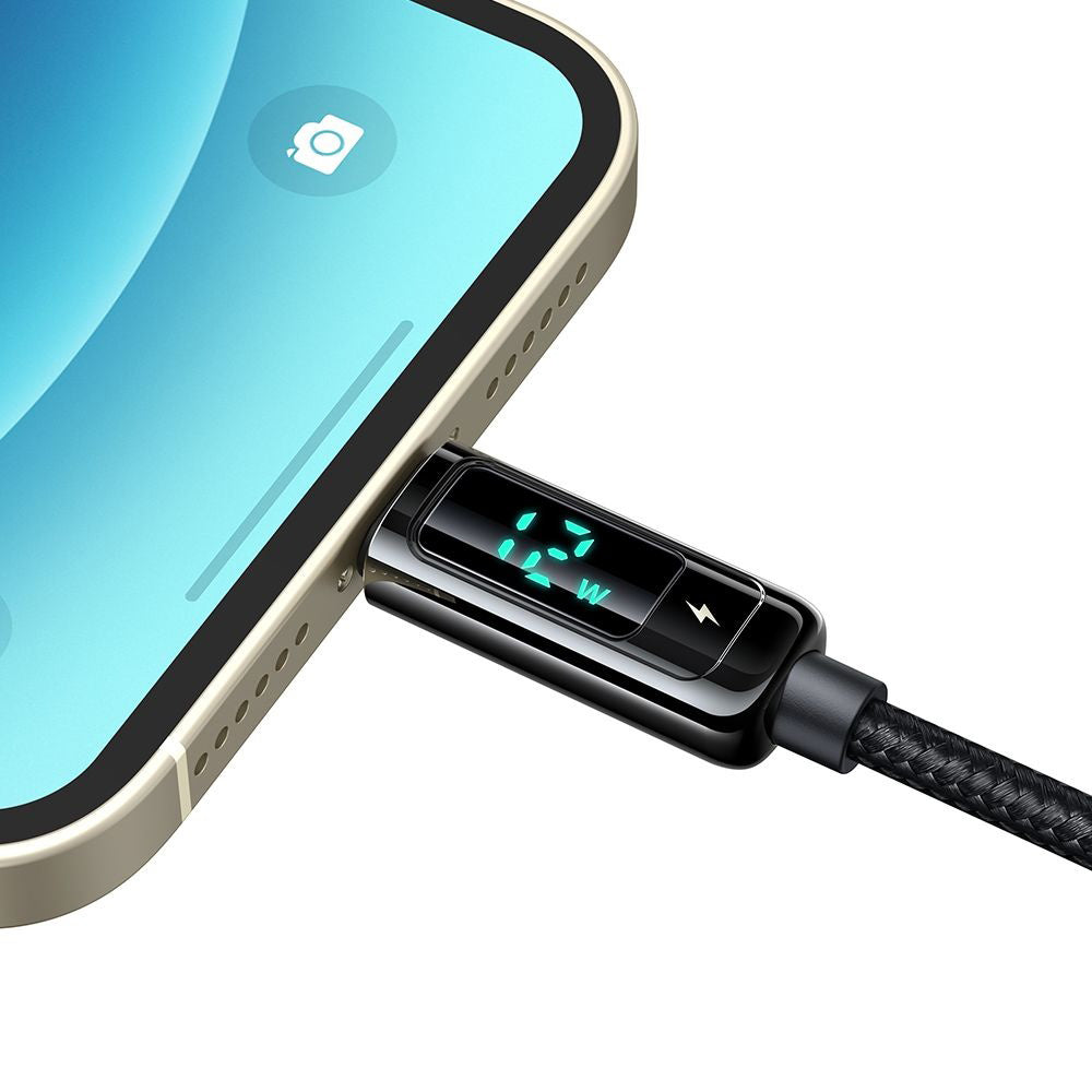 Kabel za podatke i punjenje USB-A - Lightning McDodo CA-9940 Display, 12W, 1.2m, Crni