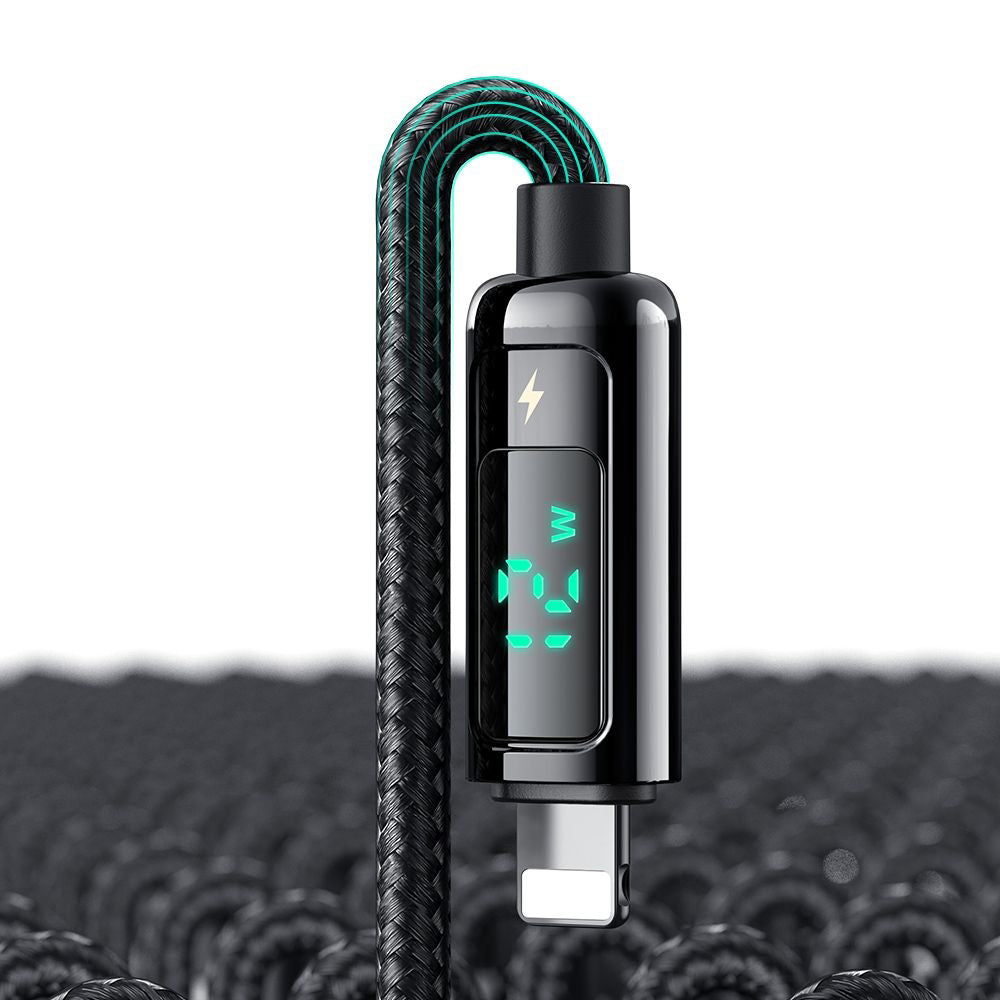 Kabel za podatke i punjenje USB-A - Lightning McDodo CA-9940 Display, 12W, 1.2m, Crni