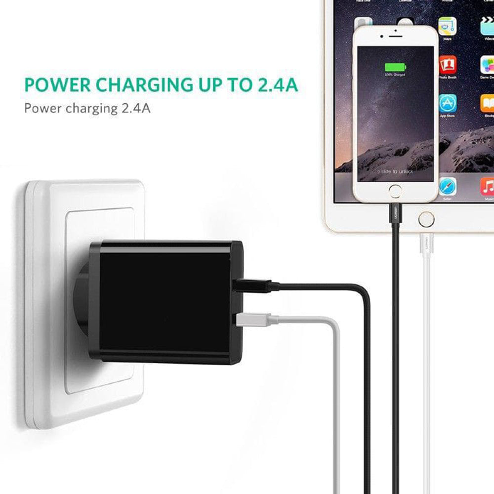 Kabel za podatke i punjenje USB-A - Lightning UGREEN 80823, 18W, 2m, Crni