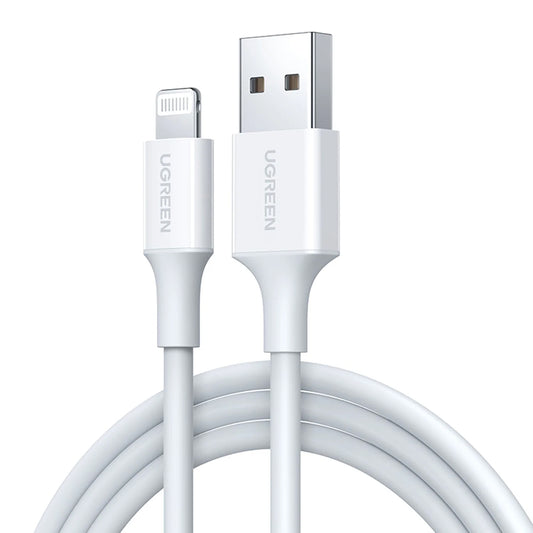 Kabel za podatke i punjenje USB-A - Lightning UGREEN US155 (20728), 18W, 1m, Bijeli