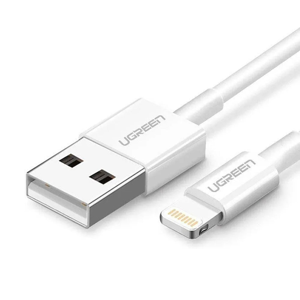 Kabel za podatke i punjenje USB-A - Lightning UGREEN US155 (20728), 18W, 1m, Bijeli