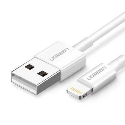 Kabel za podatke i punjenje USB-A - Lightning UGREEN US155 (20728), 18W, 1m, Bijeli