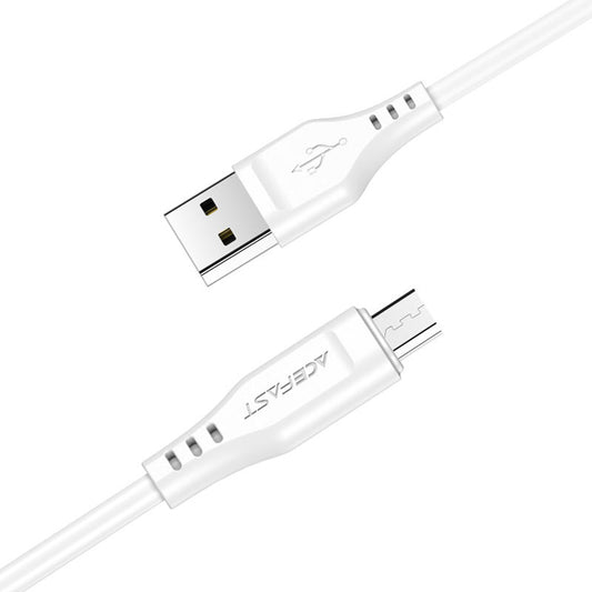 Kabel za podatke i punjenje USB-A - microUSB Acefast C3-09, 18W, 1.2m, Bijeli
