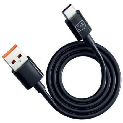 Kabel za podatke i punjenje USB-A - USB-C 3MK Hyper, 18W, 1.2m, Crni