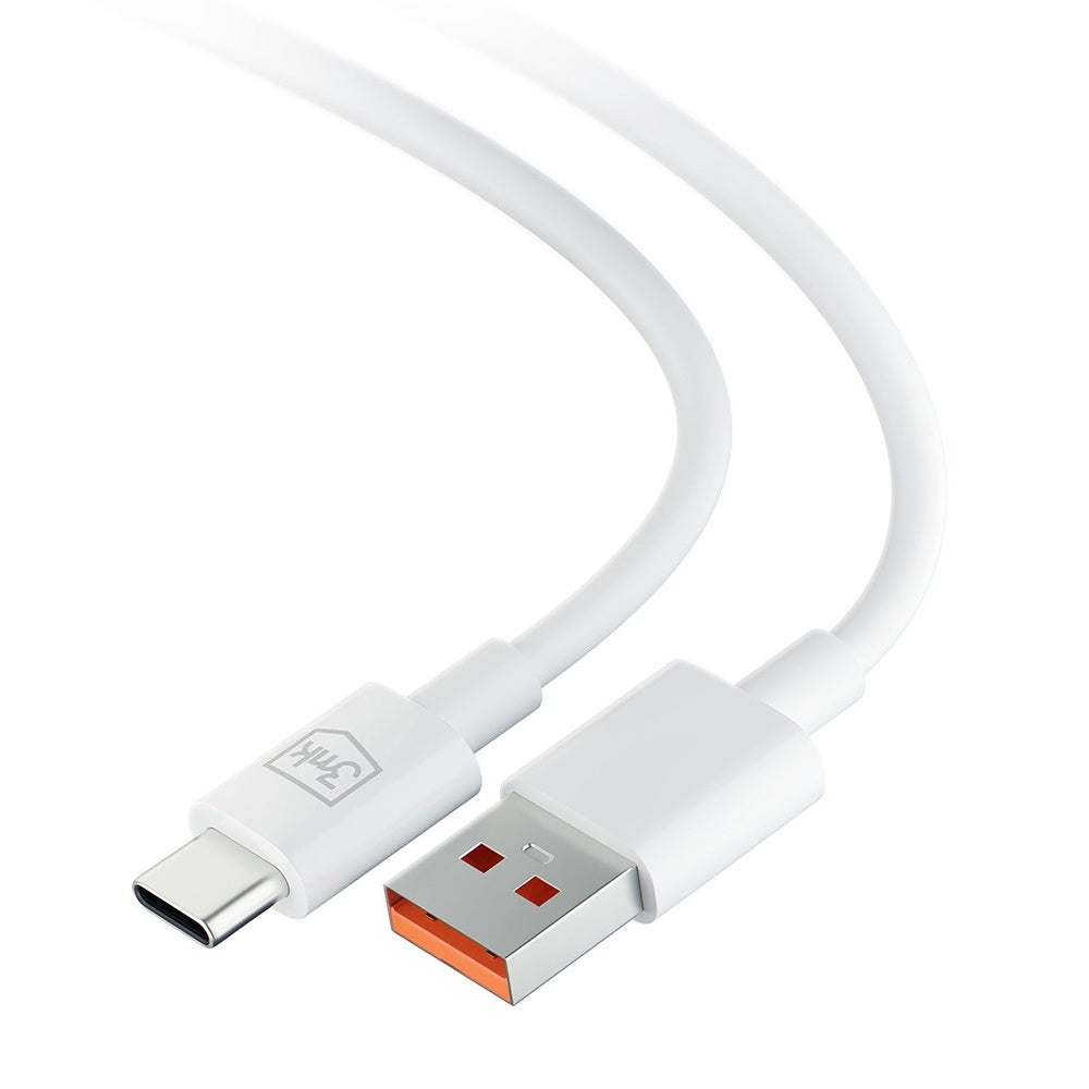 Kabel za podatke i punjenje USB-A - USB-C 3MK Hyper, 60W, 1.2m, Bijeli