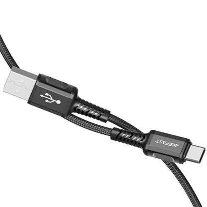 Kabel za podatke i punjenje USB-A - USB-C Acefast C1-04, 18W, 1.2m, Crni