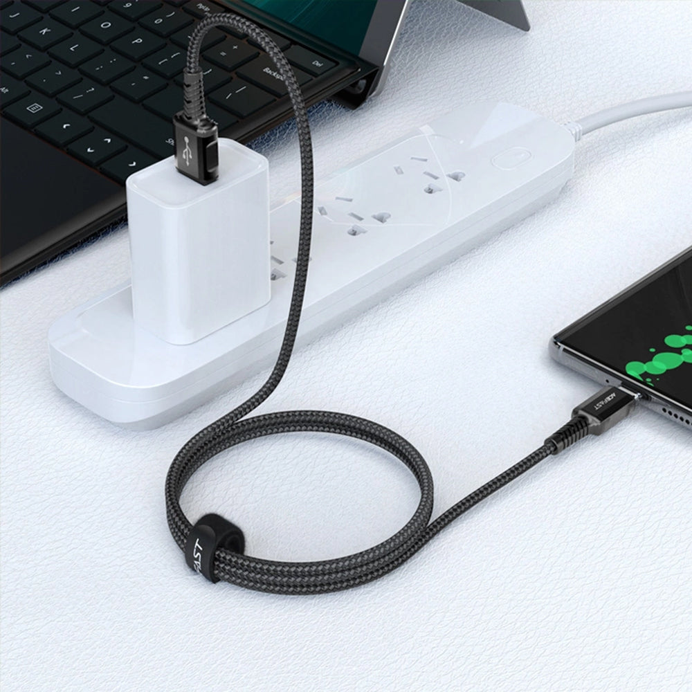 Kabel za podatke i punjenje USB-A - USB-C Acefast C1-04, 18W, 1.2m, Crni