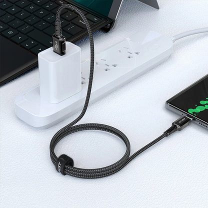 Kabel za podatke i punjenje USB-A - USB-C Acefast C1-04, 18W, 1.2m, Crni