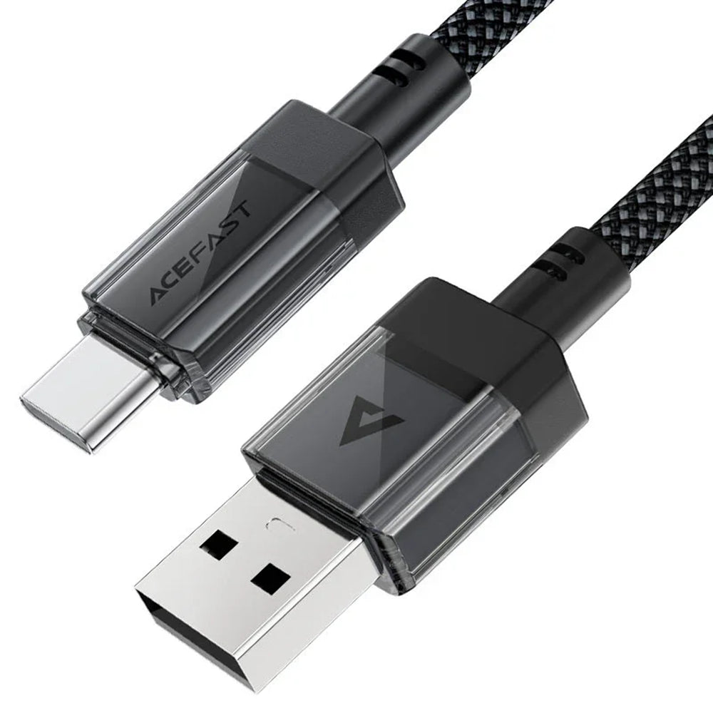 Kabel za podatke i punjenje USB-A - USB-C Acefast C12-04, 18W, 1.2m, Crni