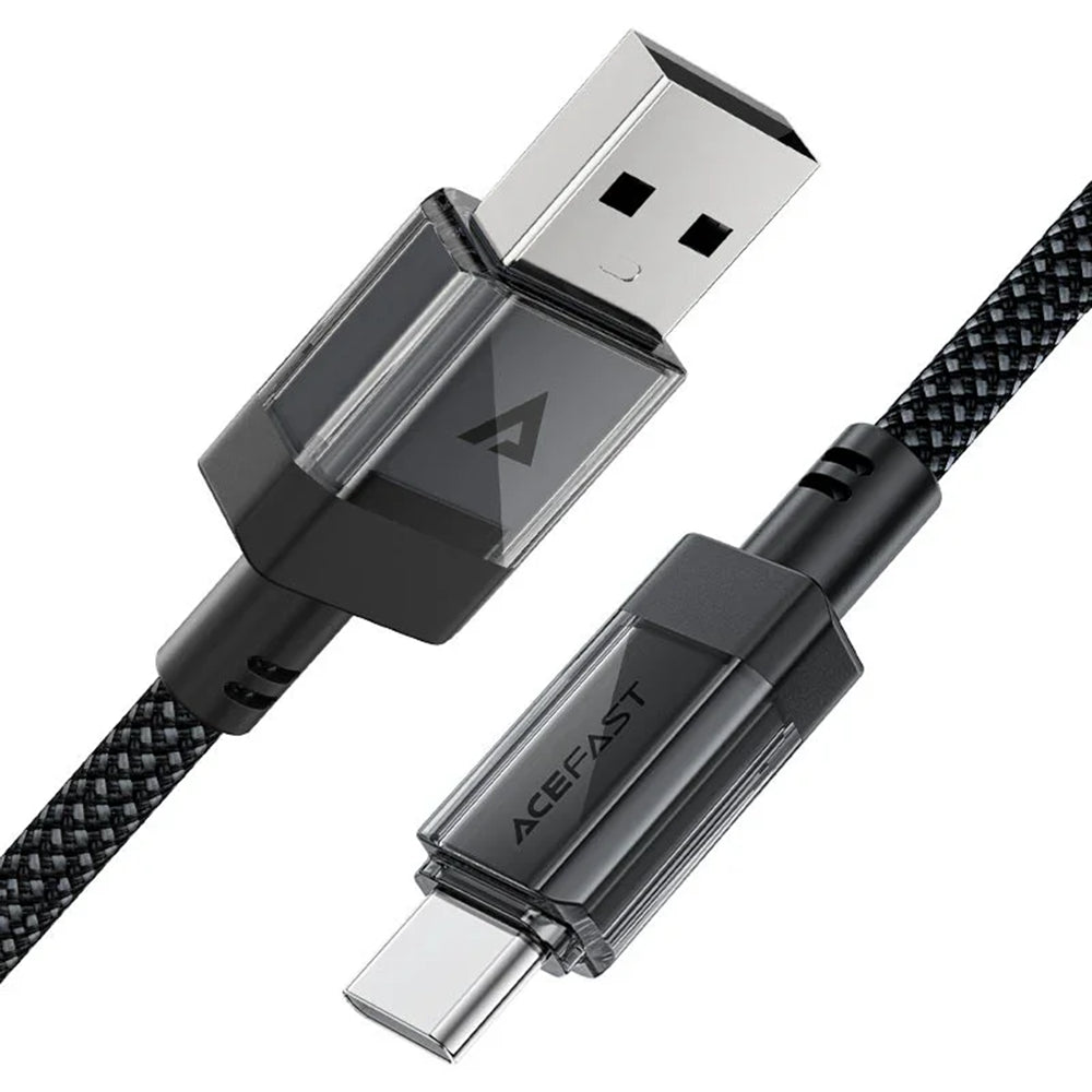 Kabel za podatke i punjenje USB-A - USB-C Acefast C12-04, 18W, 1.2m, Crni