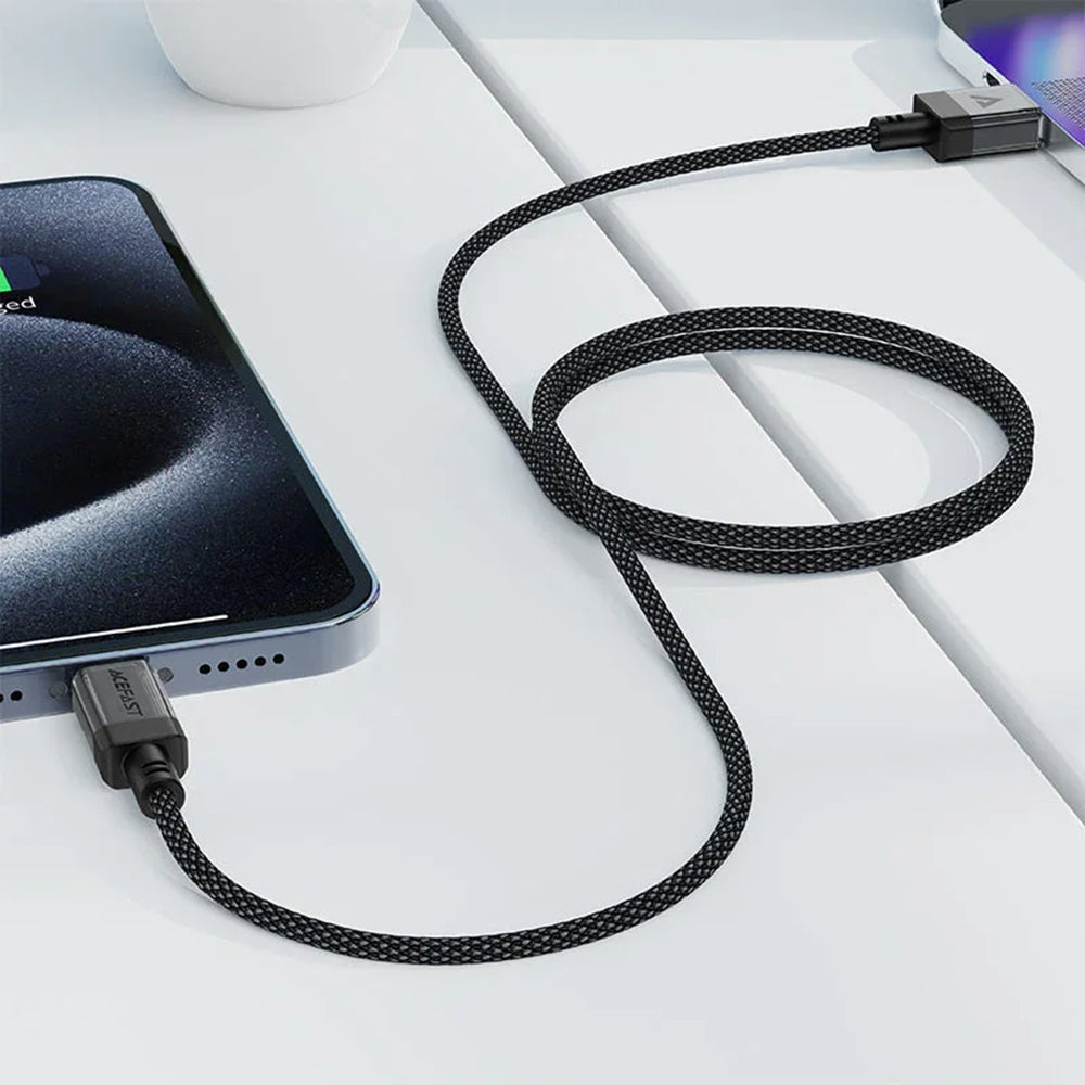 Kabel za podatke i punjenje USB-A - USB-C Acefast C12-04, 18W, 1.2m, Crni