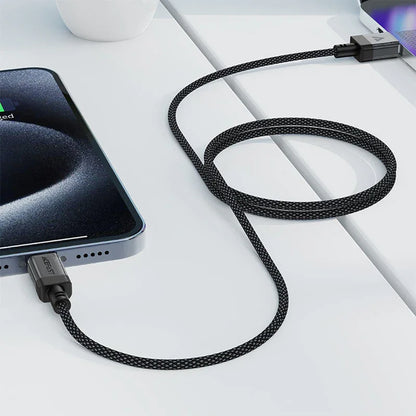 Kabel za podatke i punjenje USB-A - USB-C Acefast C12-04, 18W, 1.2m, Crni