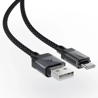 Kabel za podatke i punjenje USB-A - USB-C Acefast C12-04, 18W, 1.2m, Crni
