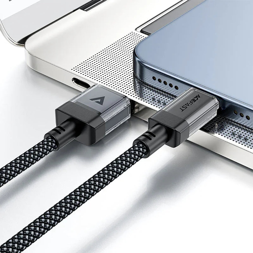 Kabel za podatke i punjenje USB-A - USB-C Acefast C12-04, 18W, 1.2m, Crni