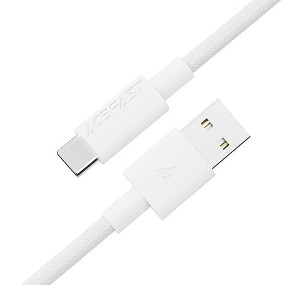 Kabel za podatke i punjenje USB-A - USB-C Acefast C18-04, 18W, 1.2m, Bijeli