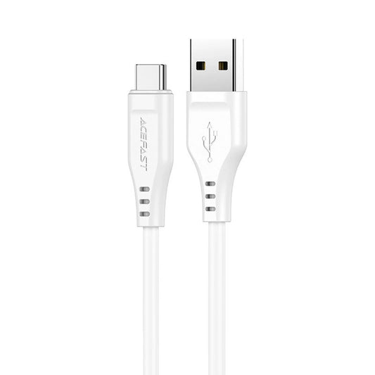 Kabel za podatke i punjenje USB-A - USB-C Acefast C3-03, 60W, 1.2m, Bijeli
