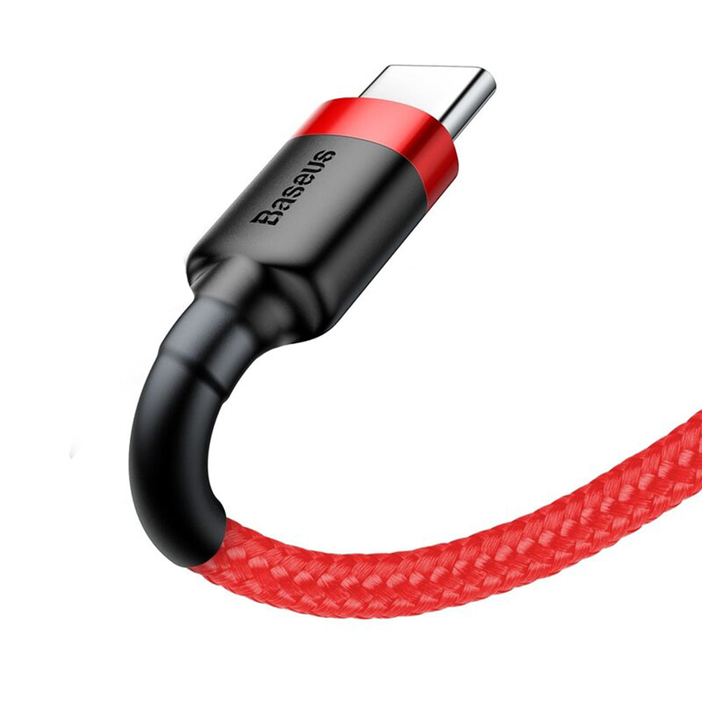 USB-A - USB-C Baseus Cafule kabel za podatke i punjenje, 18W, 3m, Crveni CATKLF-U09