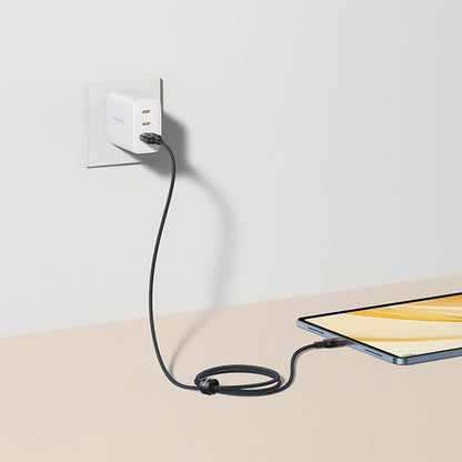 Kabel za podatke i punjenje USB-A - USB-C Baseus Discolor, 100W, 1m, Srebrni E0420803