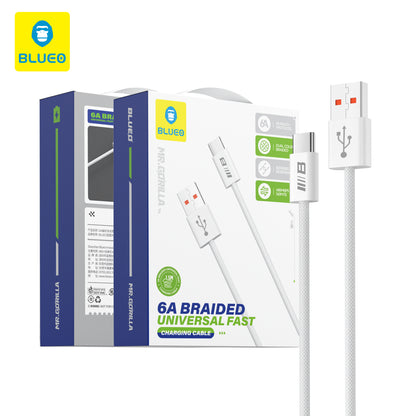 Kabel za podatke i punjenje USB-A - USB-C Blueo, 18W, 1.5m, Bijeli