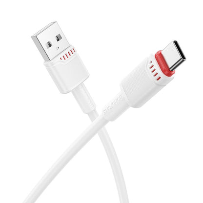 Kabel za podatke i punjenje USB-A - USB-C Borofone BX110 Beneficio, 18W, 1m, Bijeli