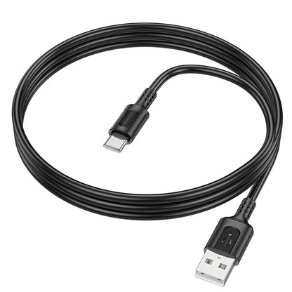 Kabel za podatke i punjenje USB-A - USB-C Borofone BX111 Feliz, 20W, 1m, Crni