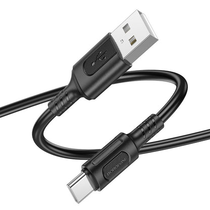 Kabel za podatke i punjenje USB-A - USB-C Borofone BX111 Feliz, 20W, 1m, Crni