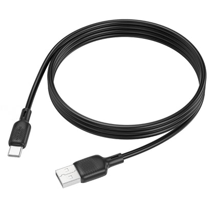 Kabel za podatke i punjenje USB-A - USB-C Borofone BX113 Lenny, 18W, 1m, Crni