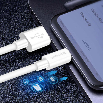 Kabel za podatke i punjenje USB-A - USB-C ColorWay CW-CBUC019, 18W, 1m, Bijeli