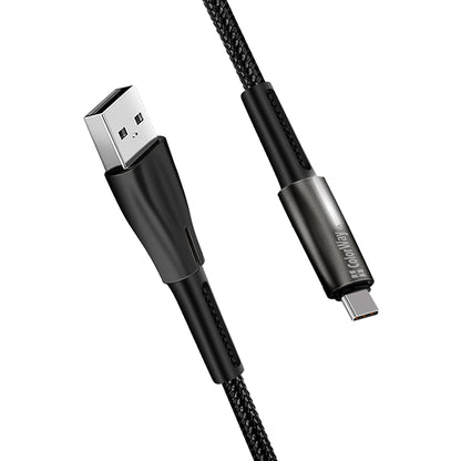 Kabel za podatke i punjenje USB-A - USB-C ColorWay CW-CBUC035, 18W, 1m, Crni