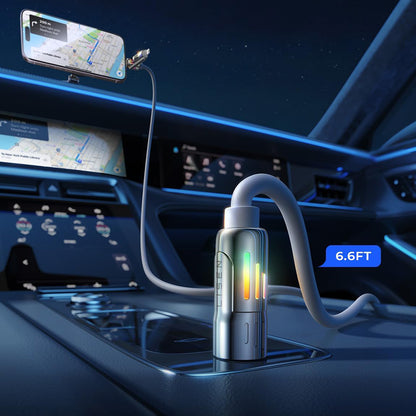 Kabel za podatke i punjenje USB-A / USB-C - Lightning / USB-C Lisen 4in1, 240W, 2m, Sivi YL0124110002