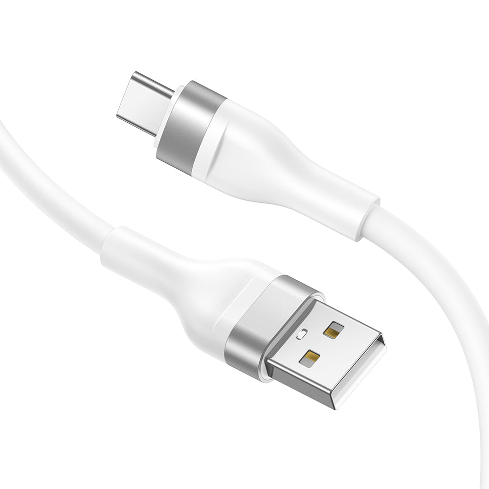 Kabel za podatke i punjenje USB-A - USB-C Lito LD02C, 18W, 1.2m, Bijeli