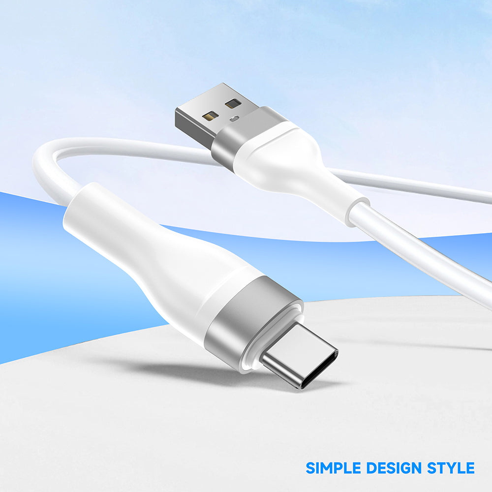 Kabel za podatke i punjenje USB-A - USB-C Lito LD02C, 18W, 1.2m, Bijeli