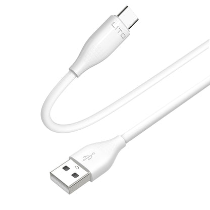 Kabel za podatke i punjenje USB-A - USB-C Lito LD03T, 18W, 1m, Bijeli