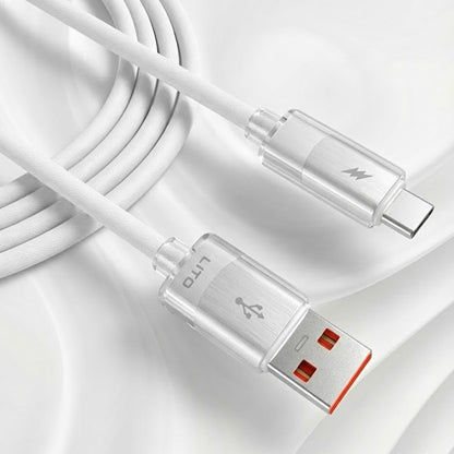 Kabel za podatke i punjenje USB-A - USB-C Lito LD07, 18W, 1m, Bijeli