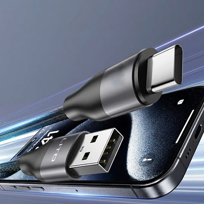 Kabel za podatke i punjenje USB-A - USB-C Lito LD23T, 18W, 1m, Sivi