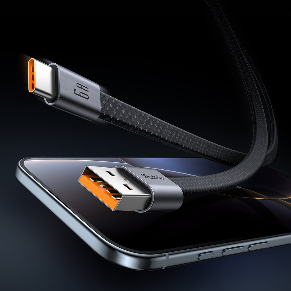 USB-A - USB-C kabel za prijenos podataka i punjenje McDodo CA-1200, 60W, 1m, Crna
