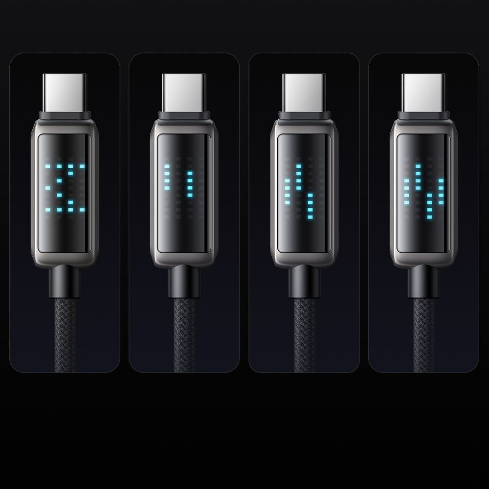 Kabel za podatke i punjenje USB-A - USB-C McDodo CA-2350 Display, 100W, 1.2m, Crni