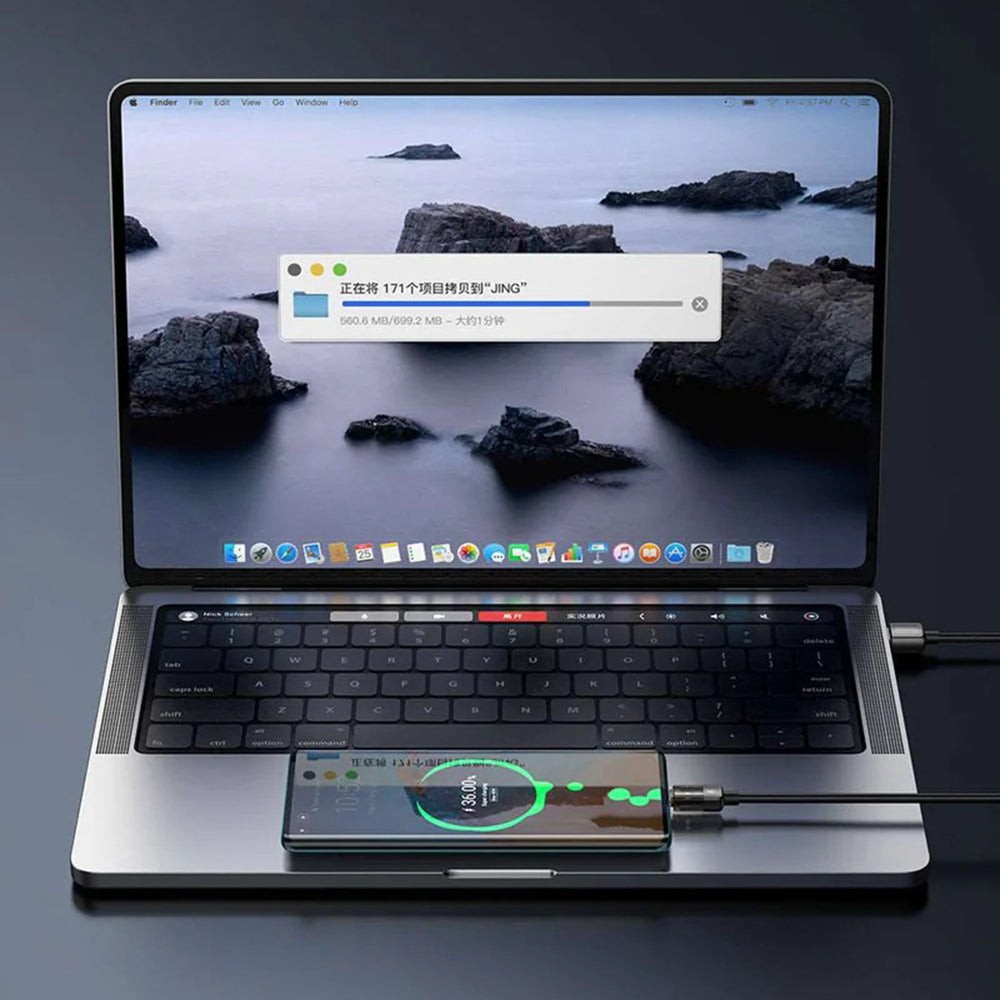 Kabel za podatke i punjenje USB-A - USB-C McDodo CA-3150 Auto Power Off, 100W, 1.2m, Crni