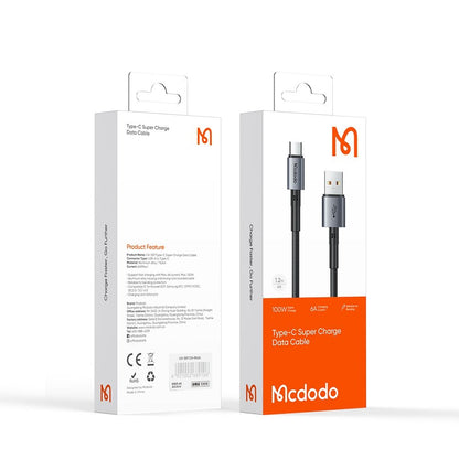 Kabel za podatke i punjenje USB-A - USB-C McDodo CA-3590, 100W, 1.2m, Crni